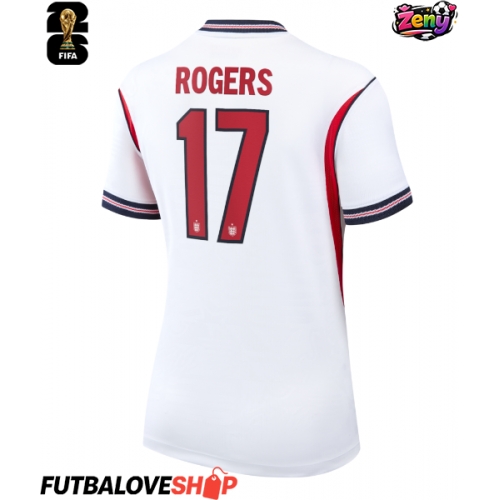 Dres Anglicko Morgan Rogers #17 Domáci pre Ženy MS 2026 Krátky Rukáv